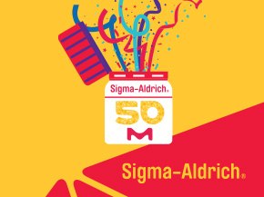 50 Years Sigma-Aldrich Celebration Pin
