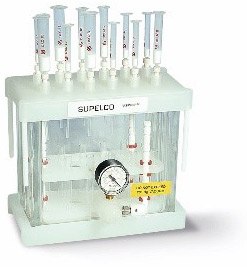SPE Vacuum Manifold The Visiprep™ SPE Vacuum Manifold has a valve system for precise flow rate control and more reproducible extractions.