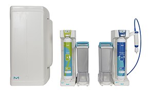 Milli-Q® SQ 2Series – 50 L 탱크 구성 3.5 L 및 50 L 탱크가 모두 포함된 RO water 생산 스테이션 및 초순수 채수 모듈로 구성된 Milli-Q SQ 240XL 시스템