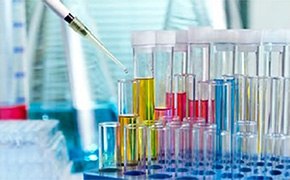 Green Chemistry for Organic Synthesis Close up of test tubes with differently colored liquids