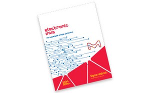 전자 잉크 전자 잉크 브로셔 표지