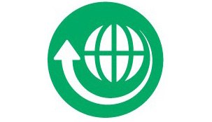 Green Chemistry Logo Green chemistry icon with globe and arrow