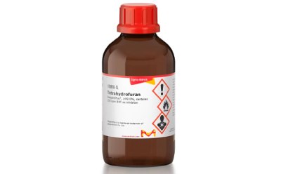 Tetrahydrofuran solvent bottle
