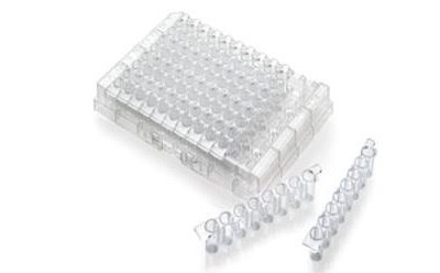 MultiScreen® Wells Separated A MultiScreen® 96-well plate alongside several individual tubes