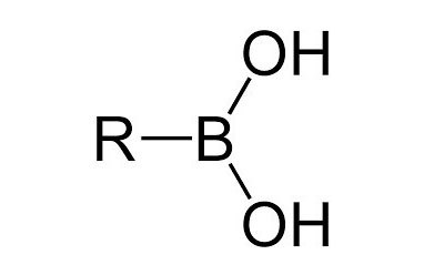 Chemical structure of Boronic acid molecule Chemical structure of Boronic acid molecule