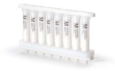 Robocolumns® for high throughput processes 8 robocolumns prepacked chromatography columns arranged on a microplate