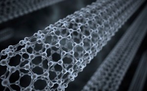Carbon nanotube Illustration of a carbon nanotube with a hollow cylindrical structure, constructed by sp2 hybridized carbon