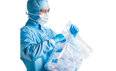 Unit&eacute;s de filtration sur membrane sous double emballage