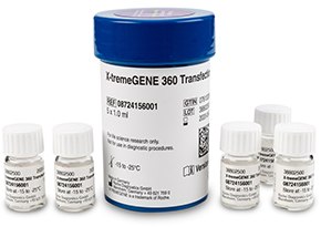X-tremeGENE™ Roche Transfection Reagents Bottles of X-tremeGENE™ 360 Transfection Reagents
