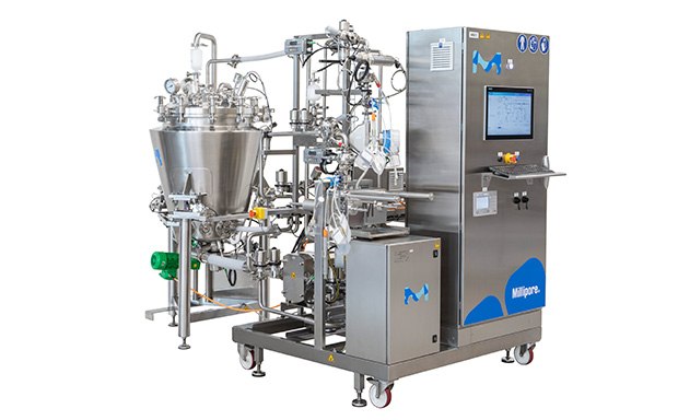 Cogent® Process-Scale Tangential Flow Filtration System, ideally suited for both pilot and production scale Cogent® Process-Scale Tangential Flow Filtration System, ideally suited for both pilot and production scale