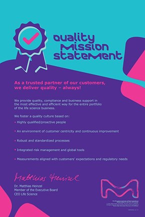 Quality Mission Statement 품질 임무 선언문