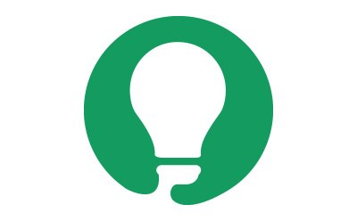 Lightbulb icon representing sustainability through energy savings Lightbulb icon representing sustainability through energy savings