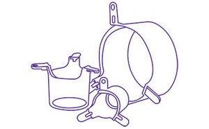 걸이형 삽입물 플라스크 이미지