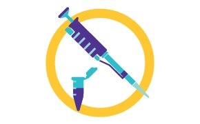 drawings of pipette, flask with fluid and microcentrifuge tube drawings of pipette, flask with fluid and microcentrifuge tube