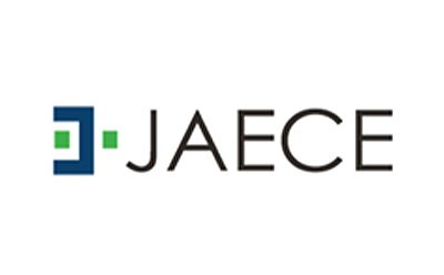 Jaece Logo Green, blue and black logo for Jaece Industries