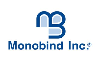 Monobind Logo Blue and white Monobind Logo