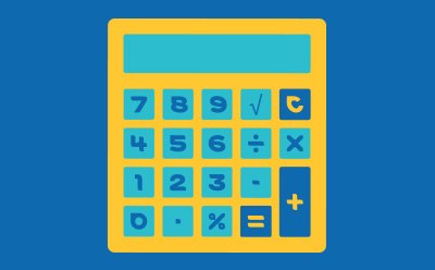 Web Tools Cartoon image of a calculator