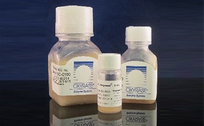 EC-0100 Oxyrase Enzyme System Product EC-0100 Oxyrase Enzyme System 1x100mL, for removing dissolved oxygen from liquid, gas or semisolid products. Sterile 30u/ml, by seller Oxyrase