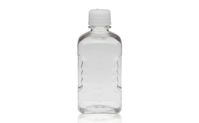 TriForest PETG Square Media / Packaging Bottle TriForest Clear PETG Square Media / Packaging Bottle, 2000 ml