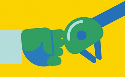 인간과 로봇이 함께 일하는 장소 인간과 로봇이 함께 일하는 장소