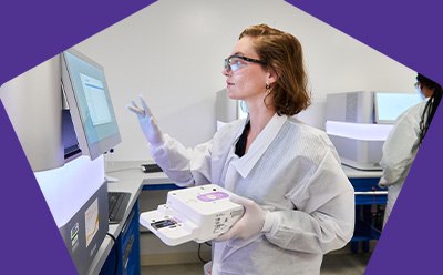 Rapid molecular detection Scientist using advanced molecular methods to conduct biosafety testing