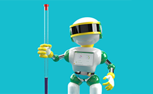 ChemisTwin® ChemisTwin® robot holding a beaker