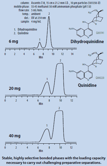 Supelco Preparative HPLC products for Pharmaceutical Development and Production High Loading Capacity (581358-U)