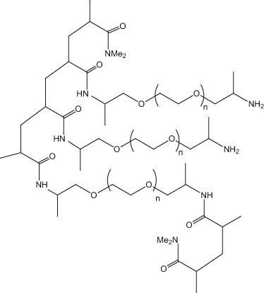 Structure of PEGA resin Structure of PEGA resin