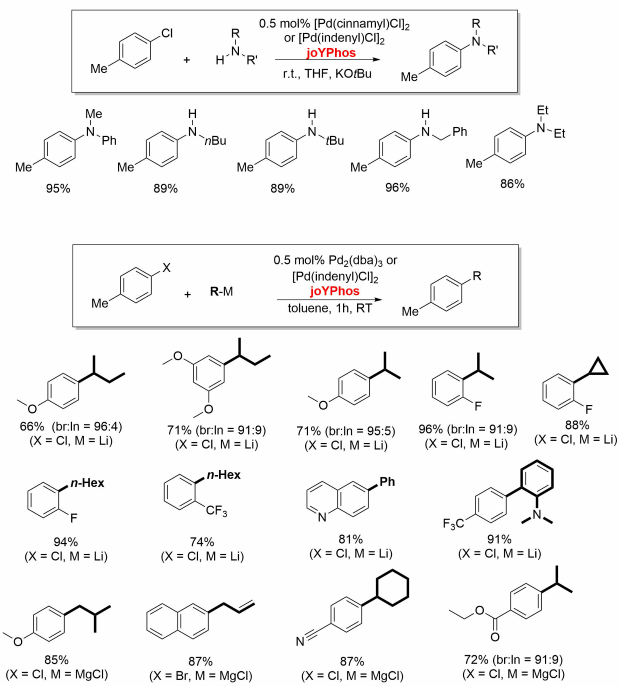 JoYPhos Applications JoYPhos is also an excellent ligand for Buchwald-Hartwig aminations as well as for C-C coupling reactions.