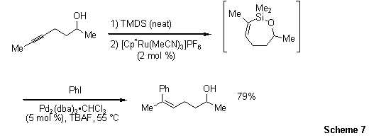 Alkyne carbon that is in a remote position from a free hydroxyl group Alkyne carbon that is in a remote position from a free hydroxyl group