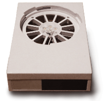 365nm Light Source<br> <a href="/product/sial/z744031">Z744031</a> A top-down view of a 365nm light source, featuring a flat rectangular design with a circular light-emitting component visible on the surface. The device is intended for laboratory applications, highlighting its compact and functional design.
