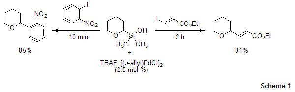 Organosilanols Alkenyl(dimethyl)silanol coupling