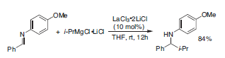 1,2-Addition of organomagnesium reagents in the presence of catalytic LaCl3•2LiCl. 1,2-Addition of organomagnesium reagents in the presence of catalytic LaCl3•2LiCl.
