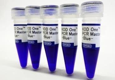 KOD One™ PCR Master Mix Blue includes a loading dye (BPB) to allow direct loading onto agarose gels KOD One™ PCR Master Mix Blue includes a loading dye (BPB) to allow direct loading onto agarose gels