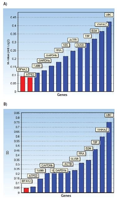 Inspection of the expression profiles and measured Cq values Inspection of the expression profiles and measured Cq values
