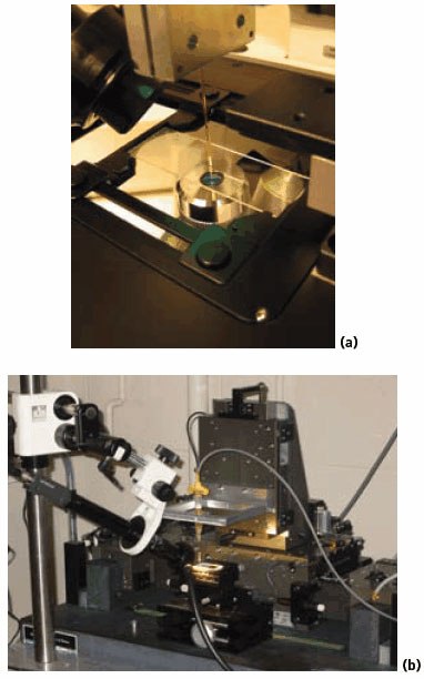 Photographs of 3 axis Photographs of 3-axis, motion-controlled stages utilized in direct-write assembly