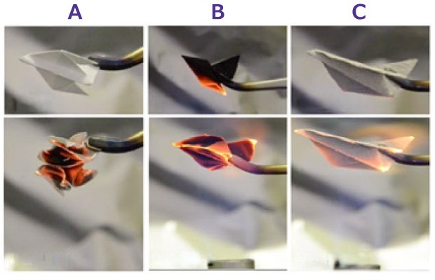 Flame-resistance of BNNT compared to regular paper and CNT buckypaper Flame-resistance of BNNT compared to regular paper and CNT buckypaper