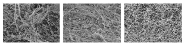 SEM micrographs of as-produced BNNT material SEM micrographs of as-produced BNNT material