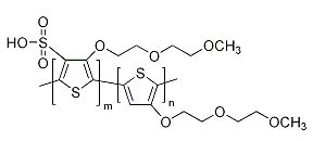 Chemical structure of Plexcore® OC Inks Chemical structure of Plexcore® OC Inks