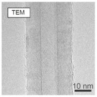 TEM of a typical carbon nanotube from the drawable CNT array TEM of a typical carbon nanotube from the drawable CNT array