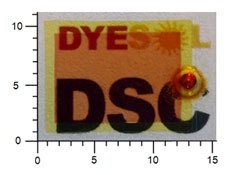Dyesol translucent test battery made with N-719 Dyesol translucent test battery made with N-719