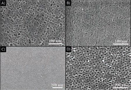 SEM images of the TiO2 thin films SEM images of the TiO2 thin films
