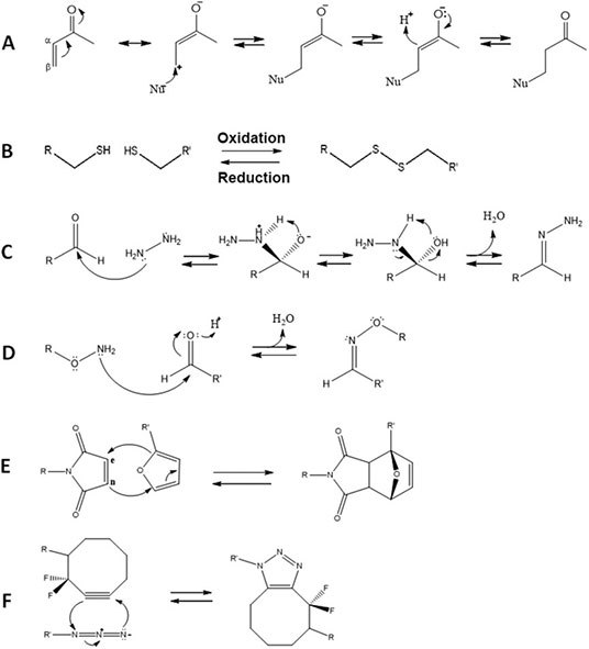 Situ crosslinking chemistries Situ crosslinking chemistries