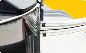 Placement mark Helps to precisely place the Steritest® tube in the pump head