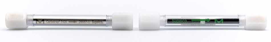 Carbotrap<sup>®</sup> T420 Thermal Desorption tubes Carbotrap® T420 Thermal Desorption tubes for sampling terpenes in air in high humidity environments for industrial hygiene, indoor air quality and ambient air emissions
