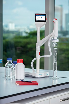 Milli-Q® IX pure water system E-POD<sup>®</sup> dispenser of the Milli-Q<sup>®</sup> IX pure water system