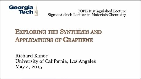 Exploring the Synthesis and Applications of Graphene Webinar  Exploring the Synthesis and Applications of Graphene Webinar