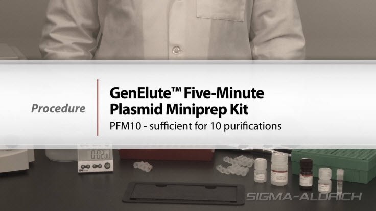 GenElute™ Five-Minute Plasmid Miniprep procedure GenElute™ Five-Minute Plasmid Miniprep procedure