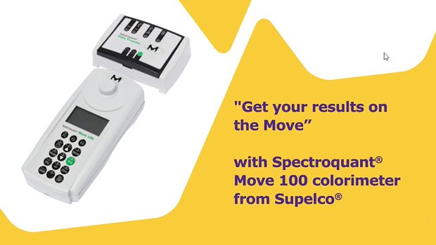 How to Use Spectroquant<sup>®</sup> Move 100 Video  How to Use Spectroquant<sup>®</sup> Move 100 Video