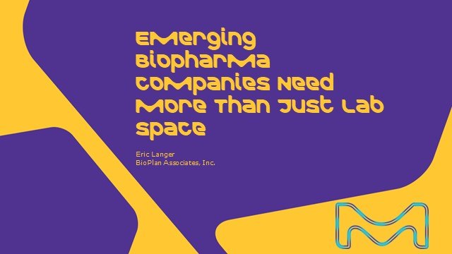 <p>Emerging Biopharma Companies Need More Than Just Lab Space from Biotech Hubs<br />
</p>
 Emerging Biopharma Companies Need More Than Just Lab Space from Biotech Hubs